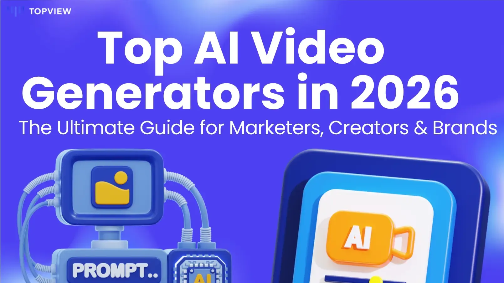 Top AI Video Generators in 2026: The Ultimate Guide for Marketers, Creators & Brands