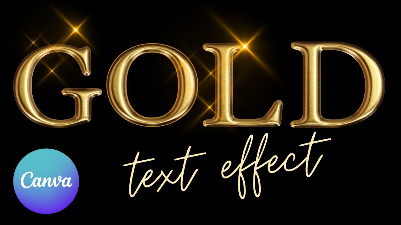 Mastering Canva Gold Text Effects: A Step-by-Step Guide