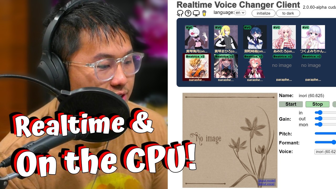 Realtime AI Voice Changer Installation - Beatrice v2