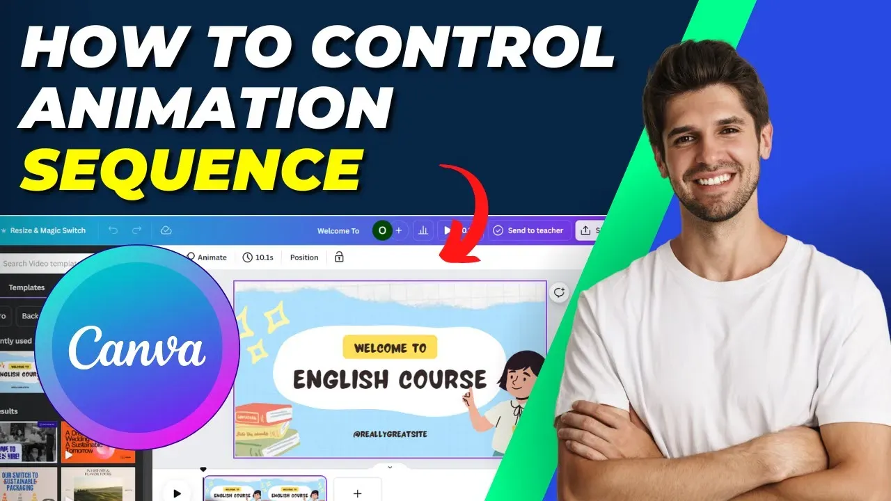 How To Control Animation Sequence in Canva  | Step-by-Step Tutorial